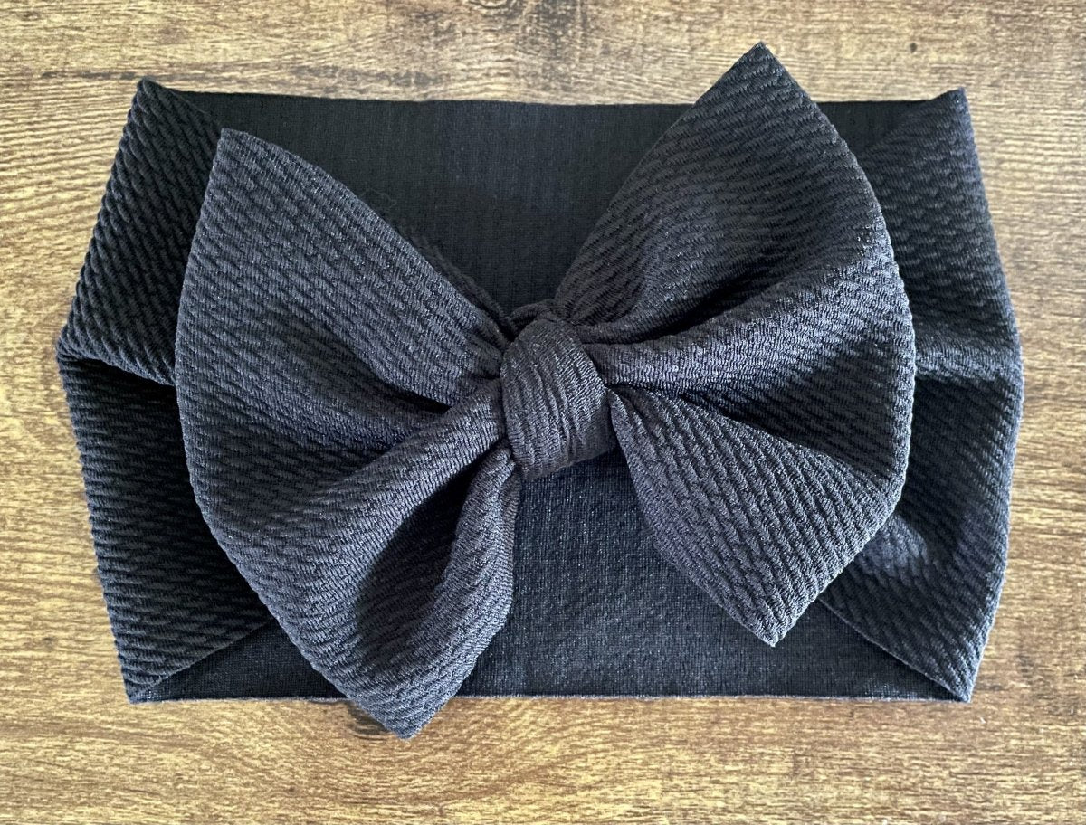 Black Head Wrap - EmZo Bowshead wrap