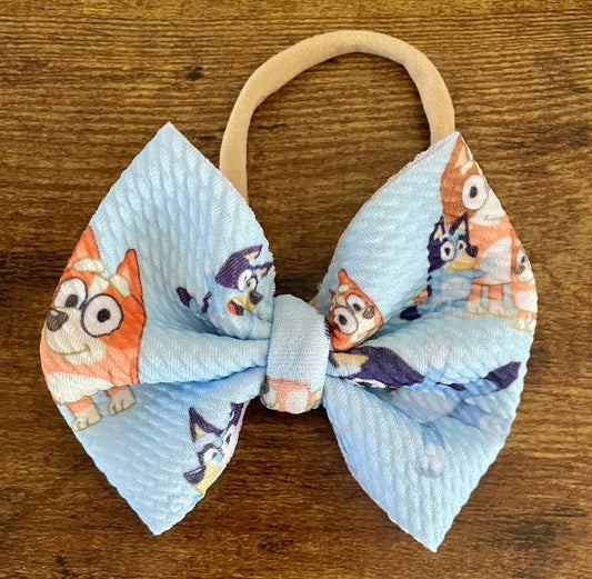 Blue Dog Bow - EmZo Bowsbow