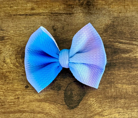 Blue Ombre Bow - EmZo Bowsbow