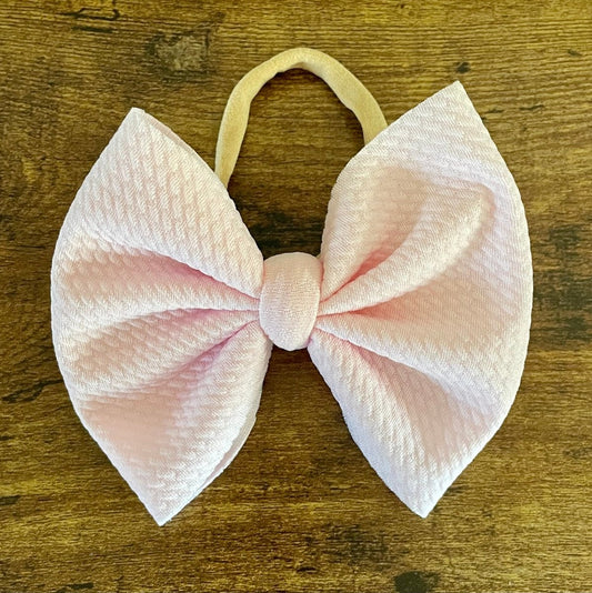 Blush Big Bow - EmZo BowsBig Bow