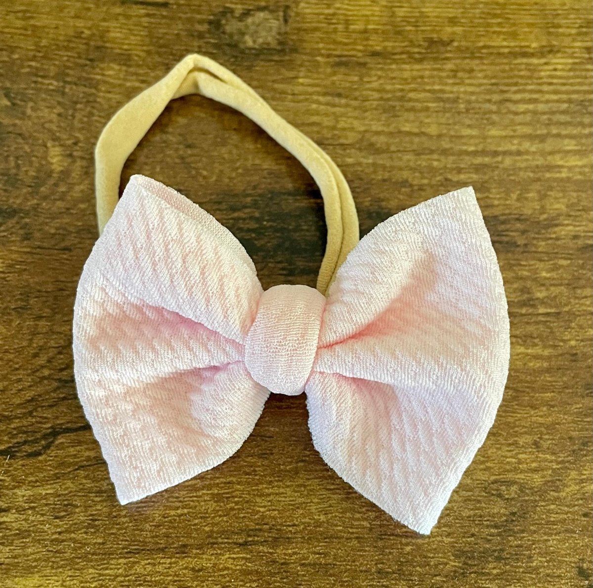 Blush Newborn Bow - EmZo Bowsnewborn bow