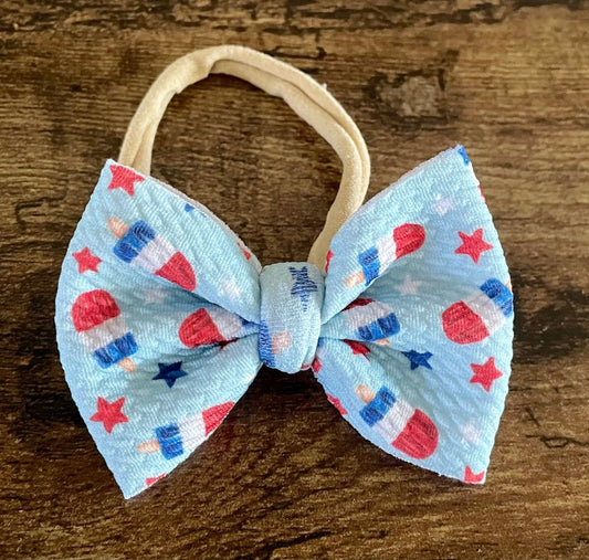 Bomb Pops Newborn Bow - EmZo Bowsnewborn bow