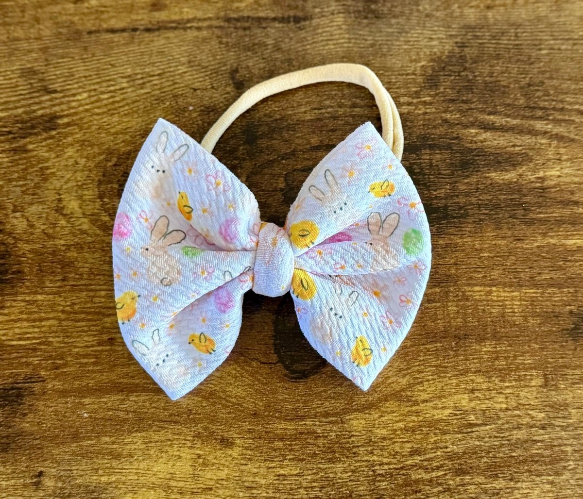 Bunnies & Chicks Bow - EmZo Bowsbow