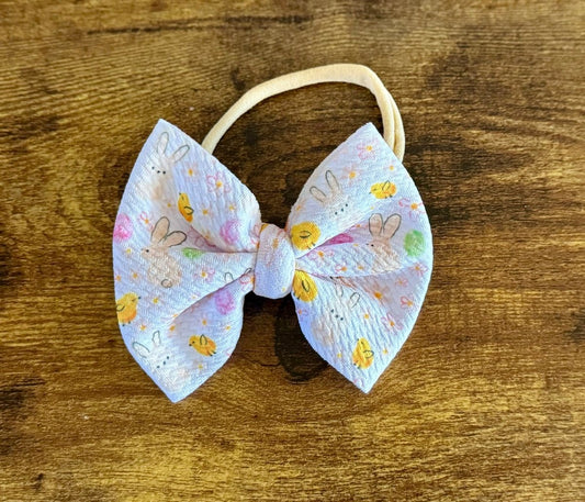 Bunnies & Chicks Bow - EmZo Bowsbow