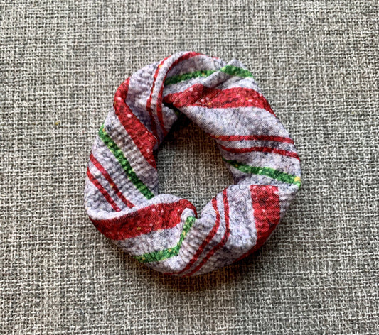 Candy Cane Scrunchy - EmZo Bows