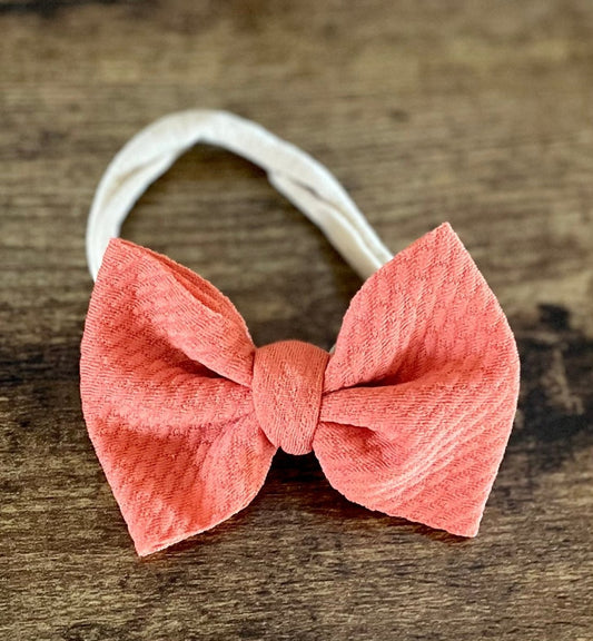Carrot Newborn Bow - EmZo Bowsnewborn bow
