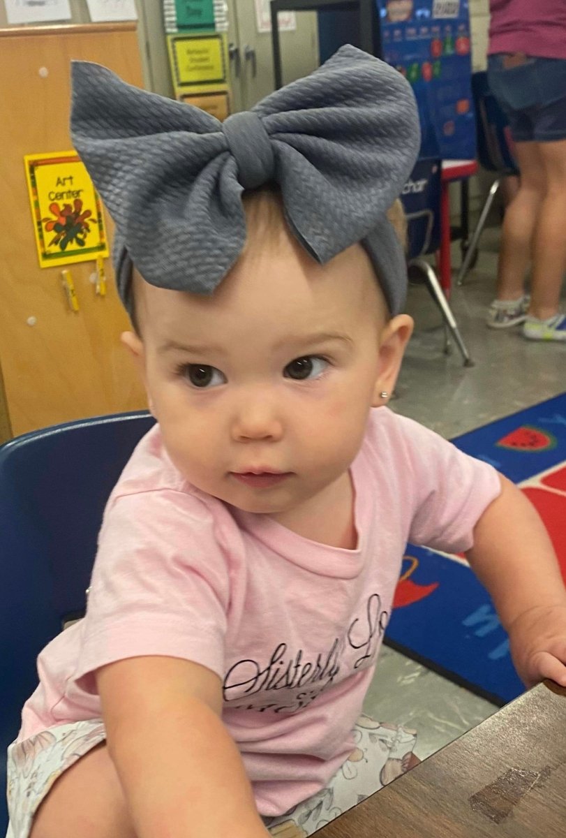 Charcoal Head Wrap - EmZo BowsHead wrap