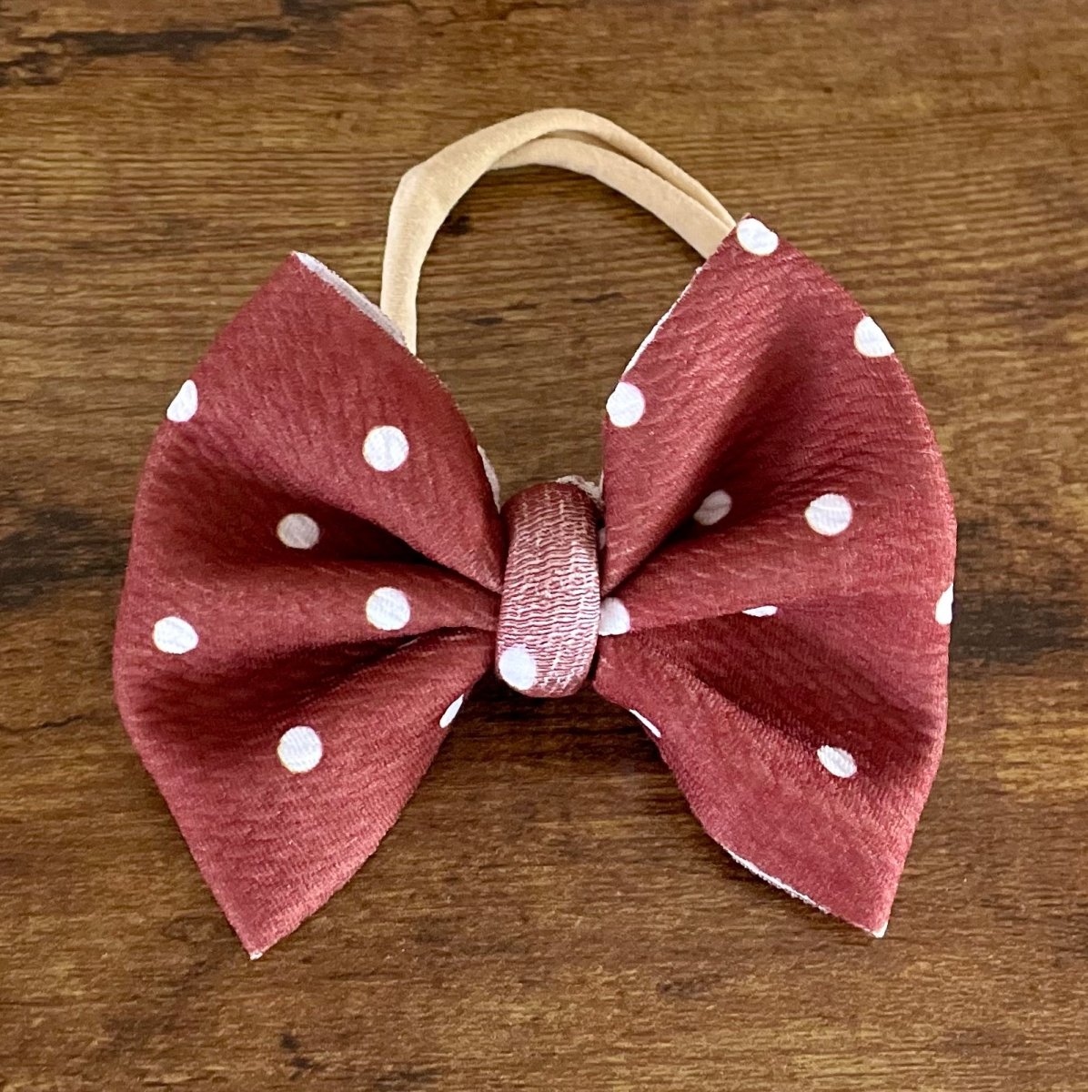 Cocoa Dots Bow - EmZo Bowsbow