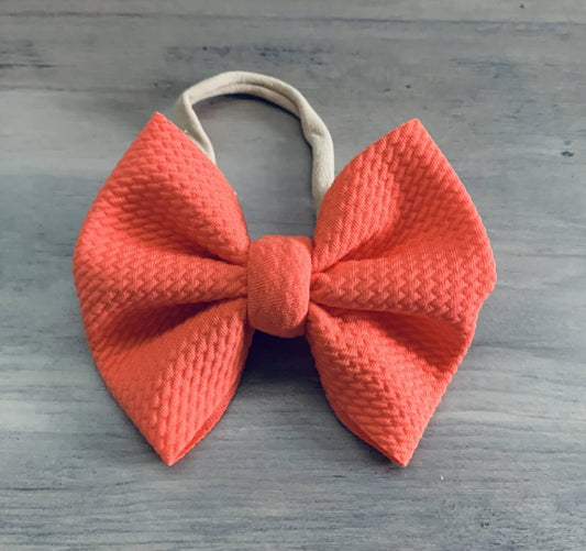 Coral Bow - EmZo Bowsbow