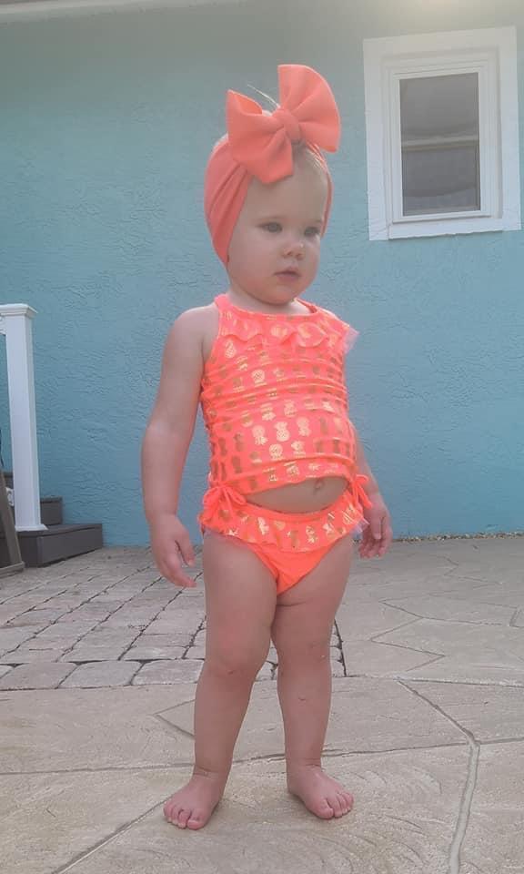 Coral Head Wrap - EmZo BowsHead wrap