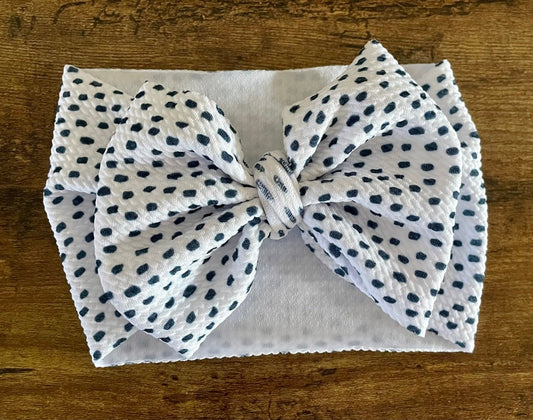 Dalmation Head Wrap - EmZo BowsHead wrap