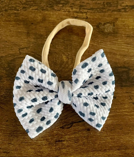 Dalmation Newborn Bow - EmZo Bowsnewborn bow