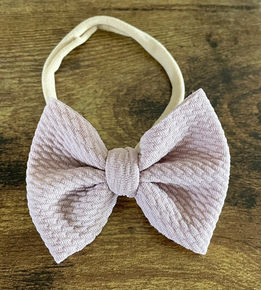 Dusty Lavender Newborn Bow - EmZo Bowsnewborn bow