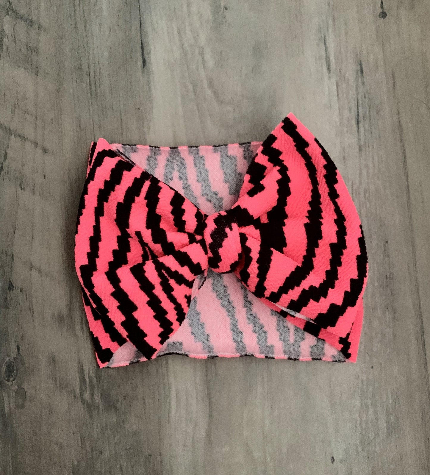 Electric Pink Head Wrap - EmZo Bows