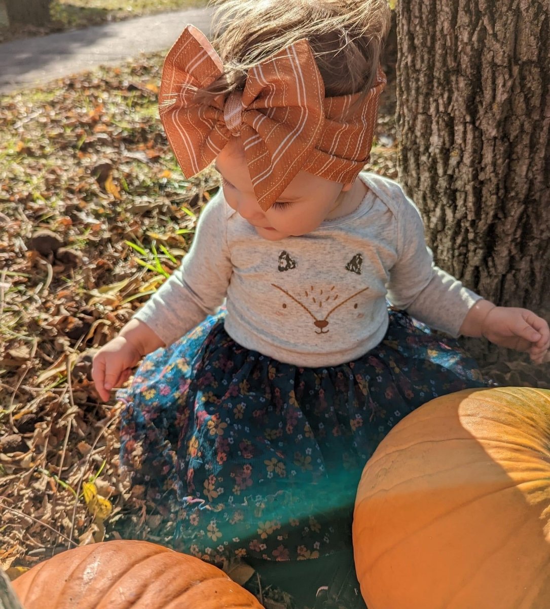 Fall Stripes Head Wrap - EmZo BowsHead wrap