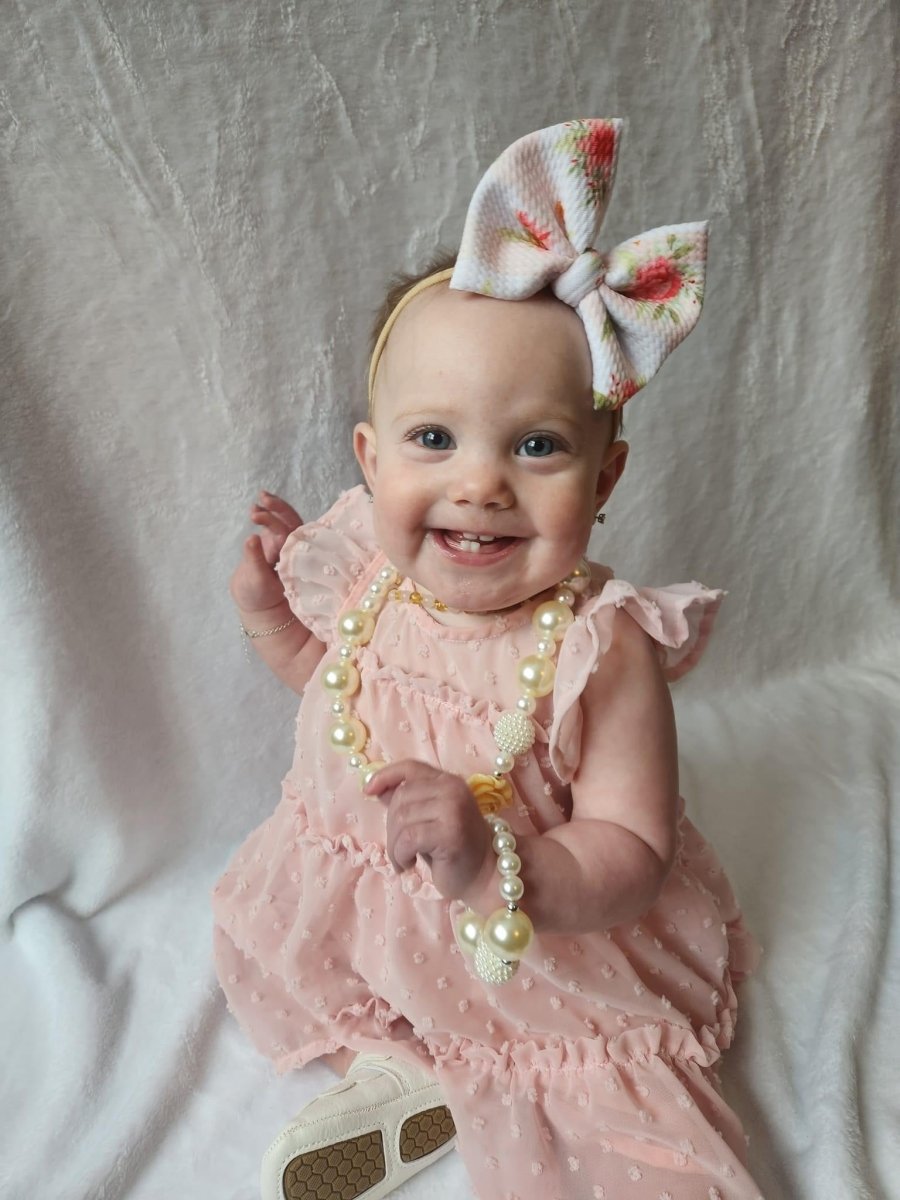 Floral Hearts Bow - EmZo Bowsbow