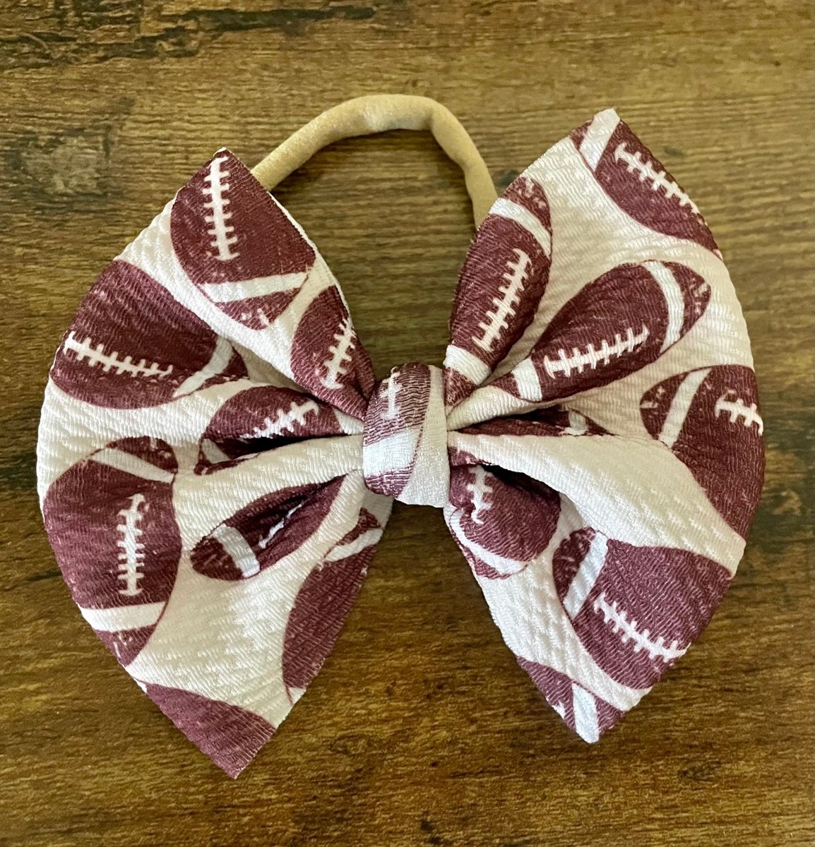 Football Big Bow - EmZo BowsBig Bow