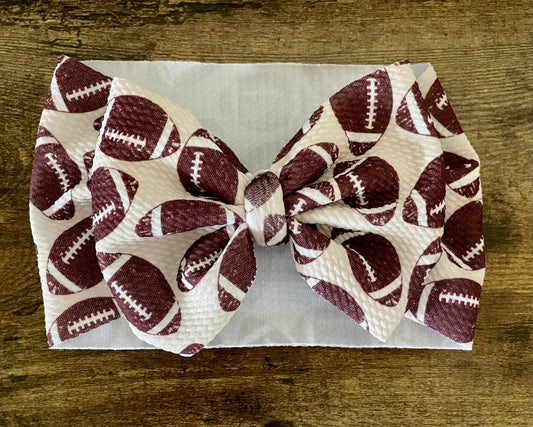 Football Head Wrap - EmZo BowsHead wrap