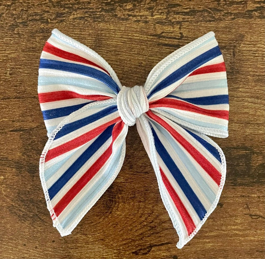 Fourth of July Sailor Bow - EmZo Bows