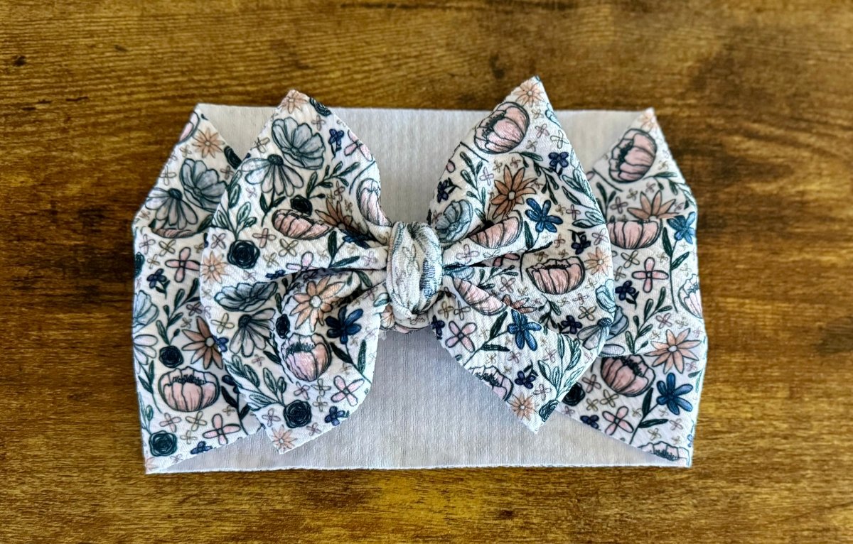 Fresh Blooms Head Wrap - EmZo BowsHead wrap