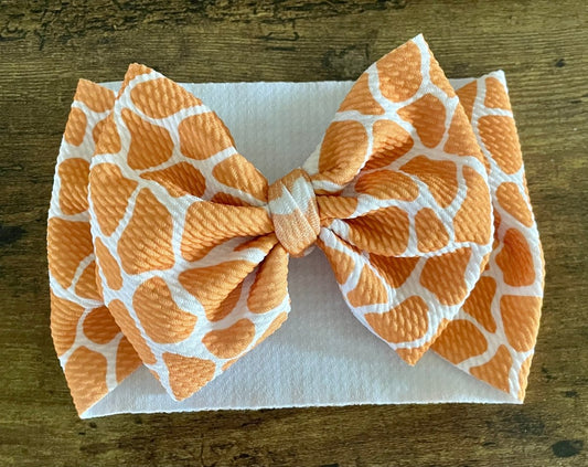 Giraffe Head Wrap - EmZo BowsHead wrap