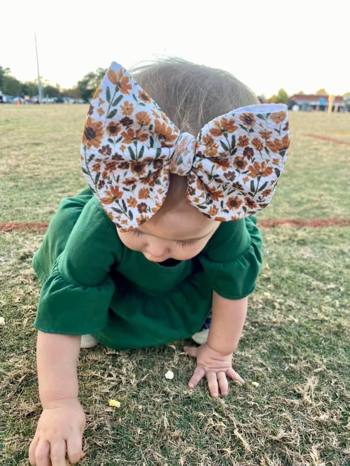 Golden Garden Head Wrap - EmZo BowsHead wrap