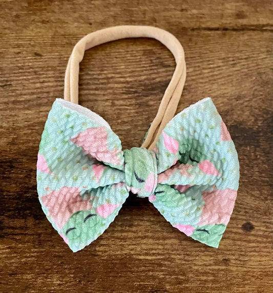 Green Baby Newborn Bow - EmZo Bowsnewborn bow