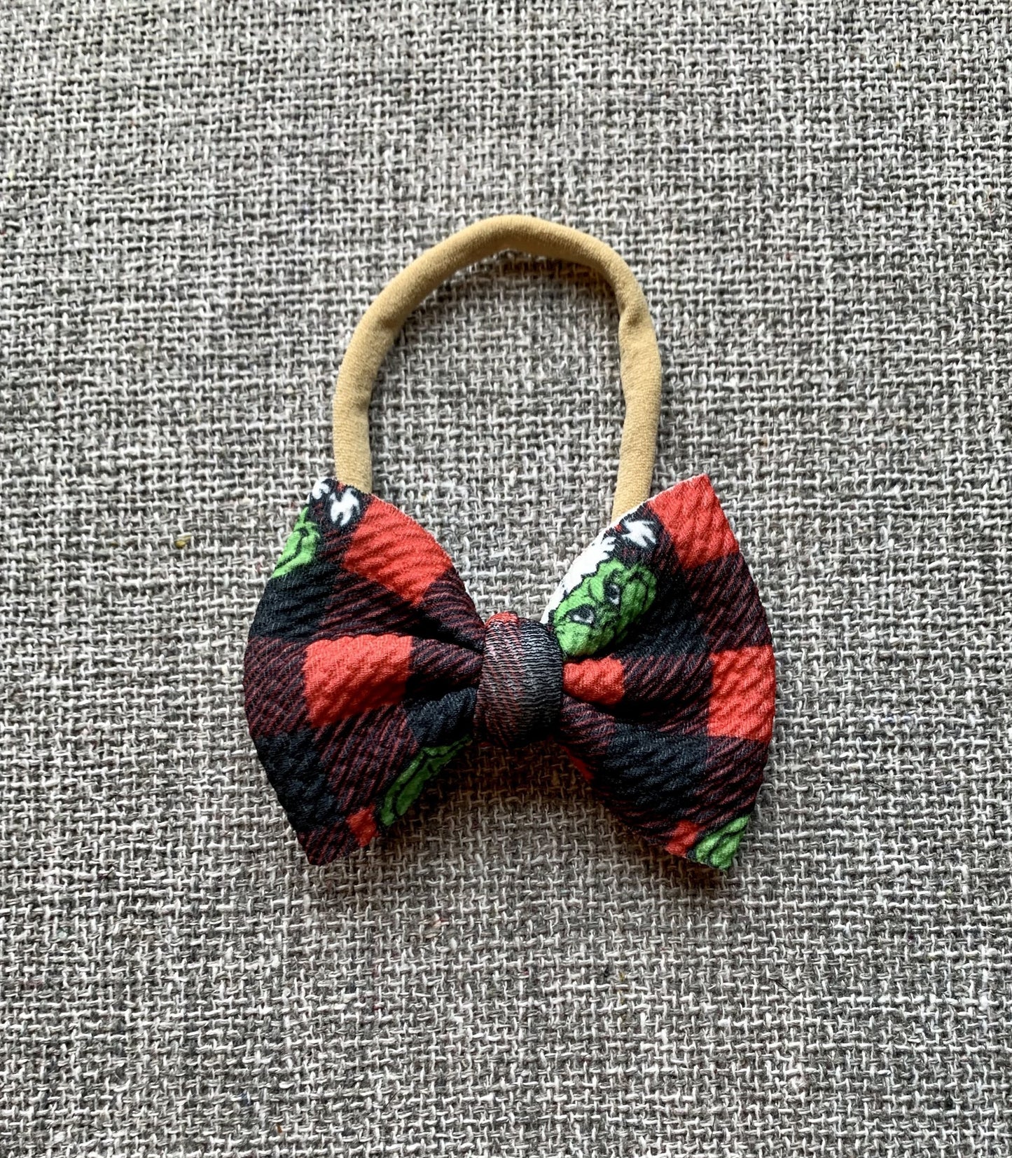 Grinch Newborn Bow - EmZo Bows