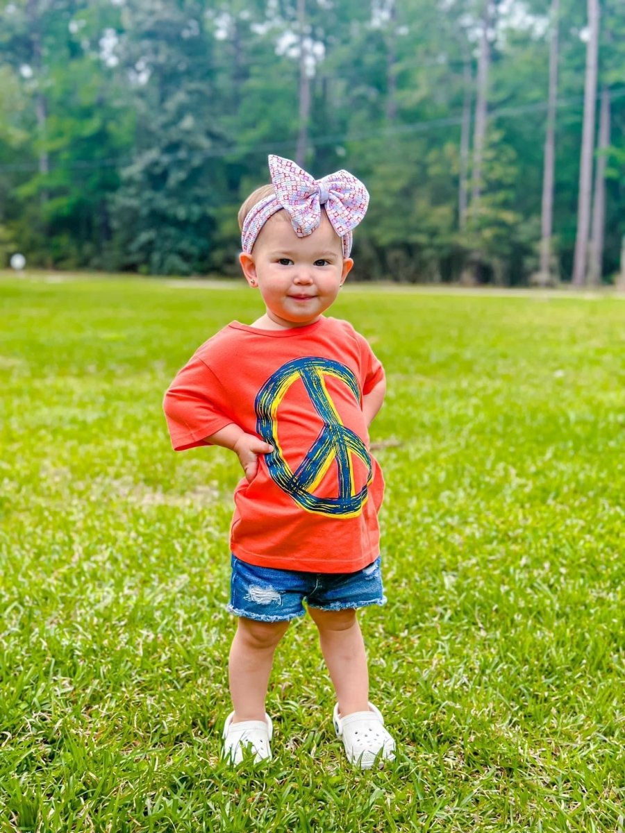 Groovy Daisy Head Wrap - EmZo BowsHead wrap