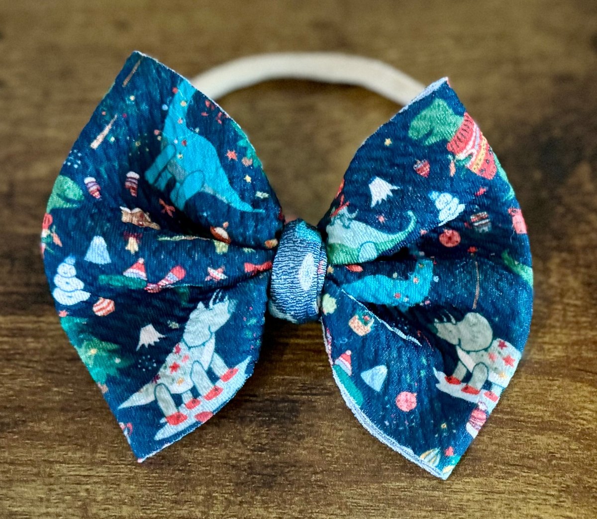 Holiday Dinos Bow - EmZo Bowsbow