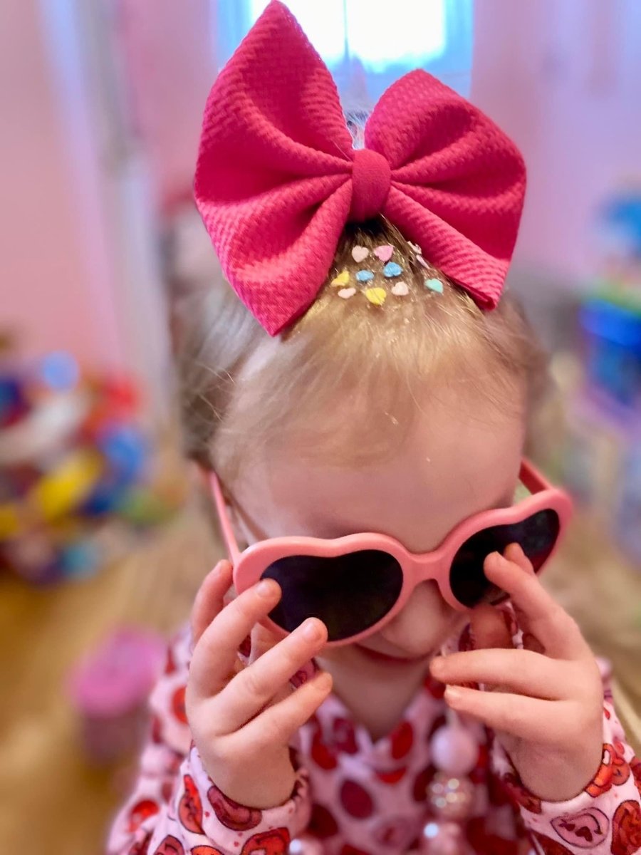 Hot Pink Big Bow - EmZo BowsBig Bow