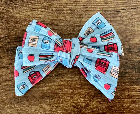 Back 2 School Sailor Bow