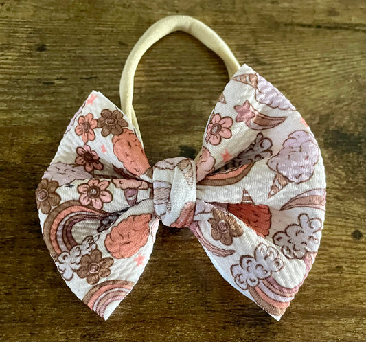 Candy Rainbow Bow
