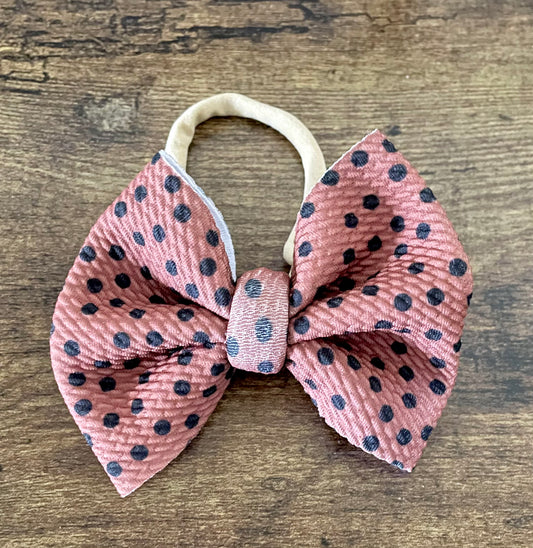 Mocha Dots Bow