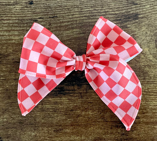 Groovy Orange Sailor Bow