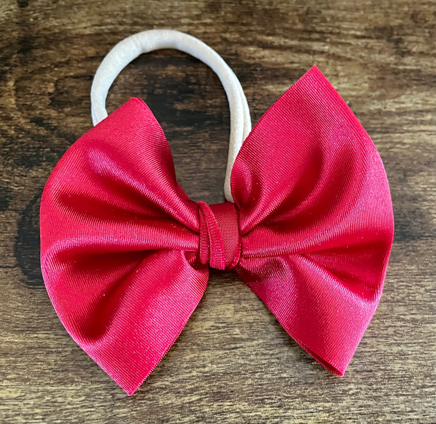 Red Satin Bow