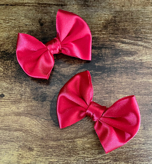 Red Satin Dainty Set