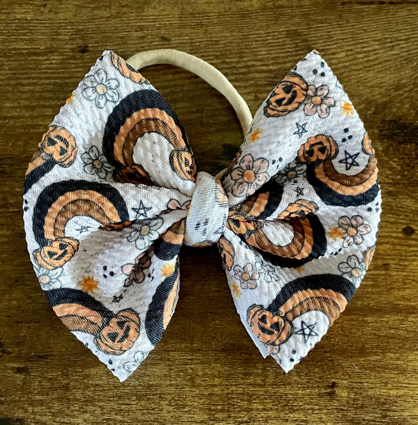 Spooky Rainbow Big Bow