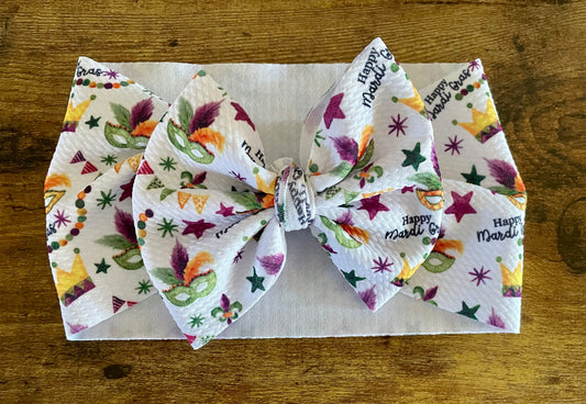 Mardi Gras Head Wrap