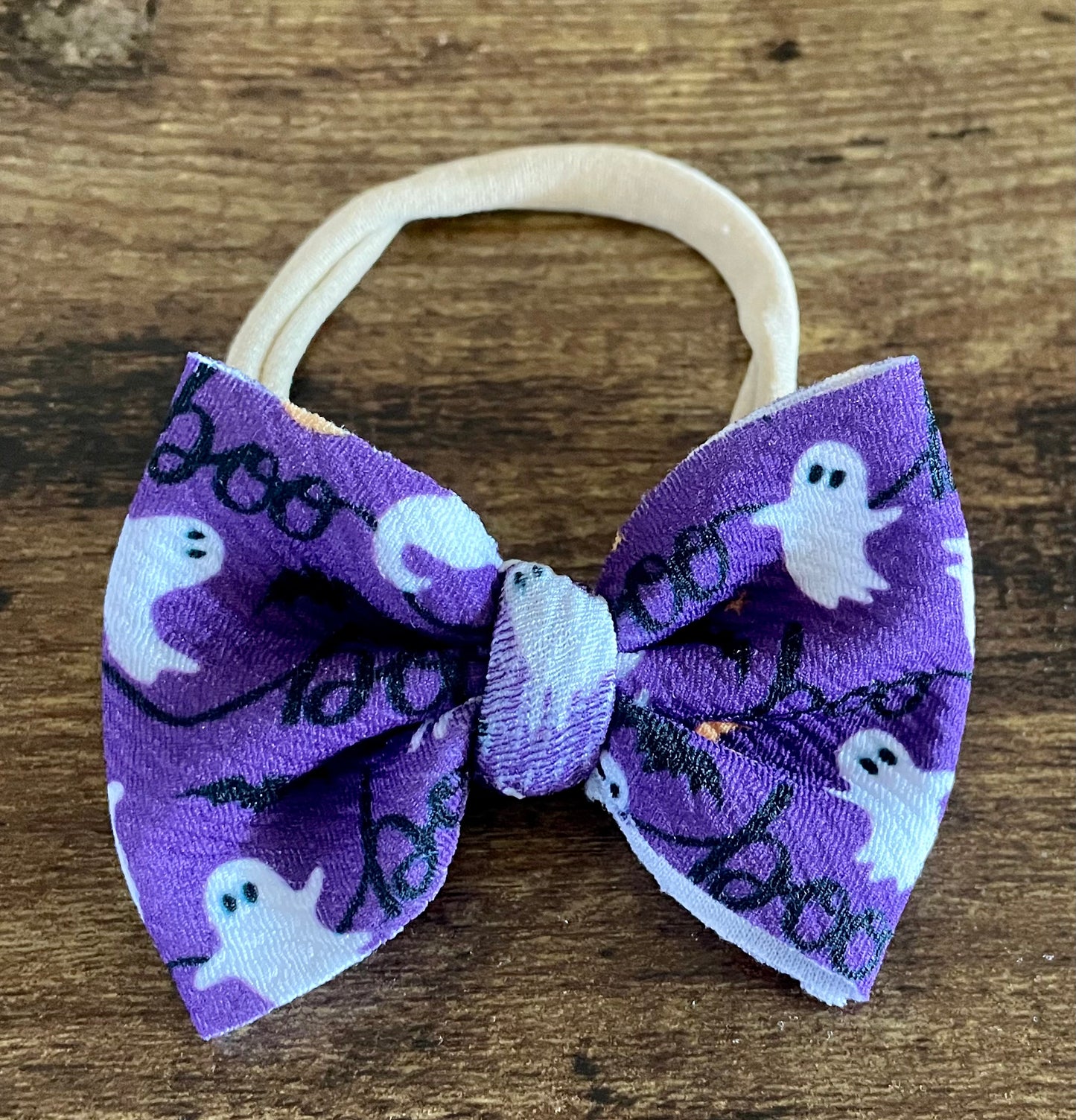 Boo! Newborn Bow