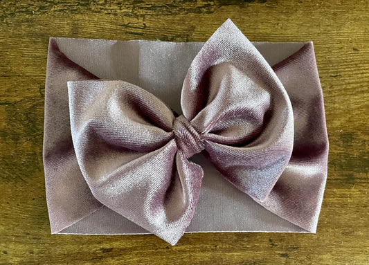 Lavender Velvet Head Wrap