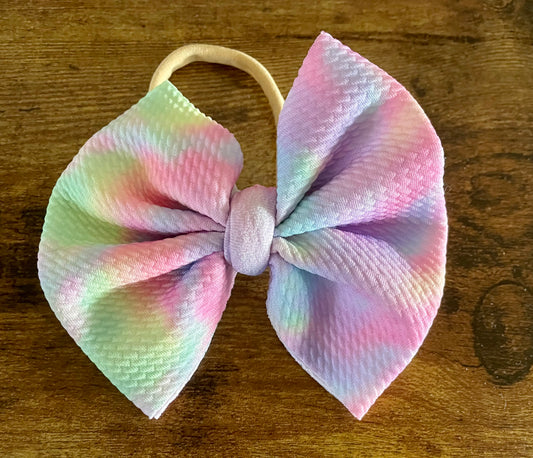 Pastel Swirl Big Bow