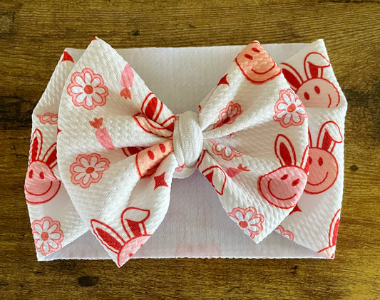 Bunny Smiles Head Wrap