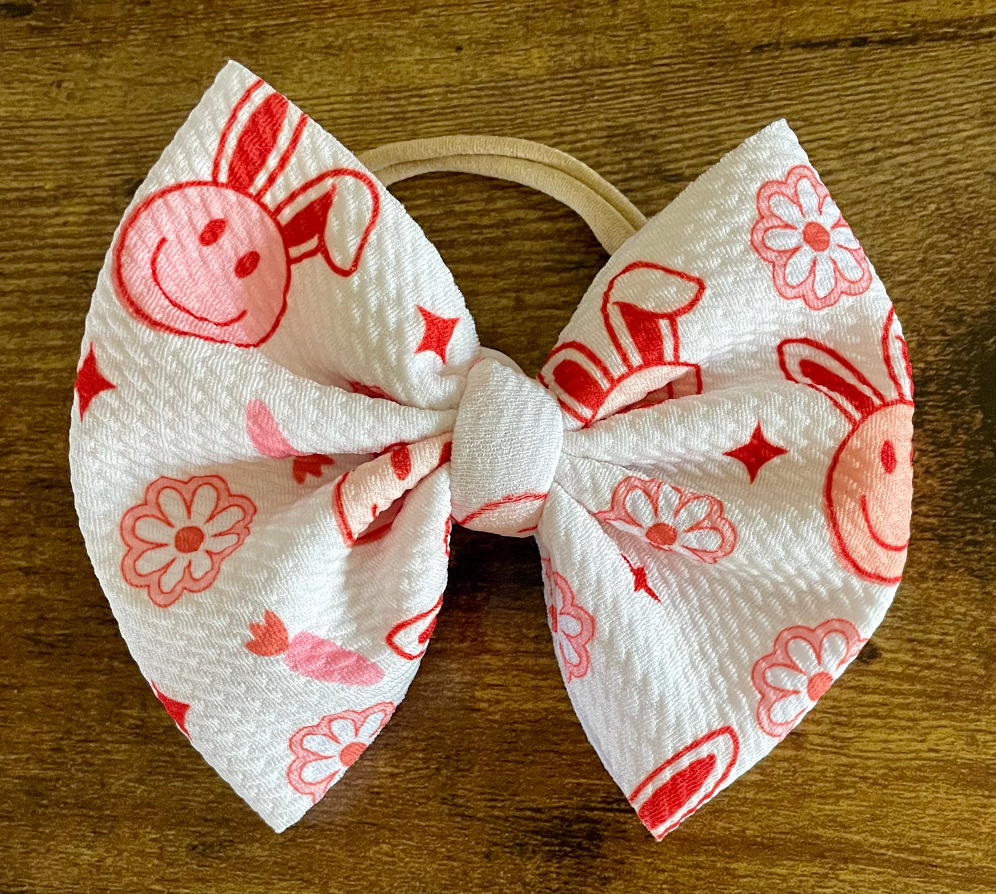 Bunny Smiles Big Bow