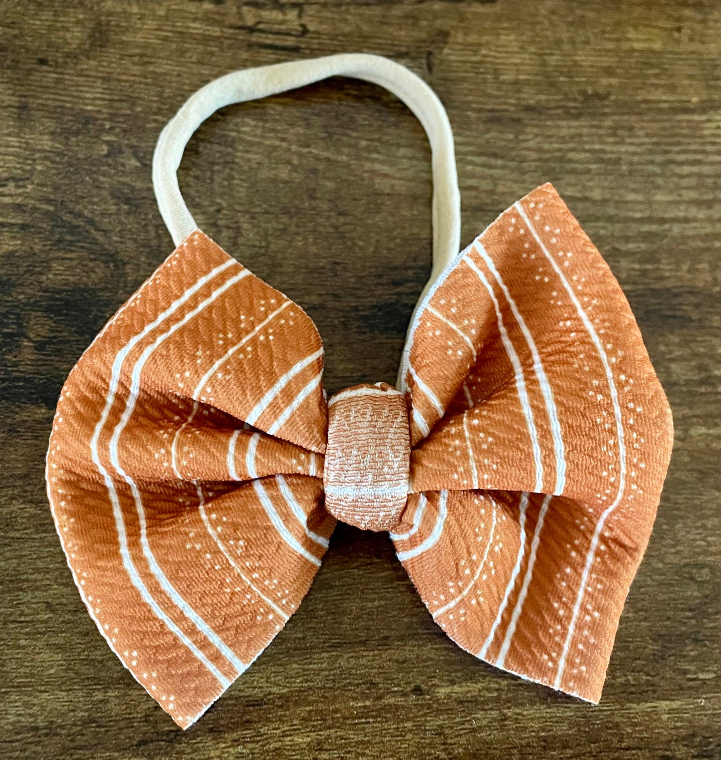 Fall Stripes Bow