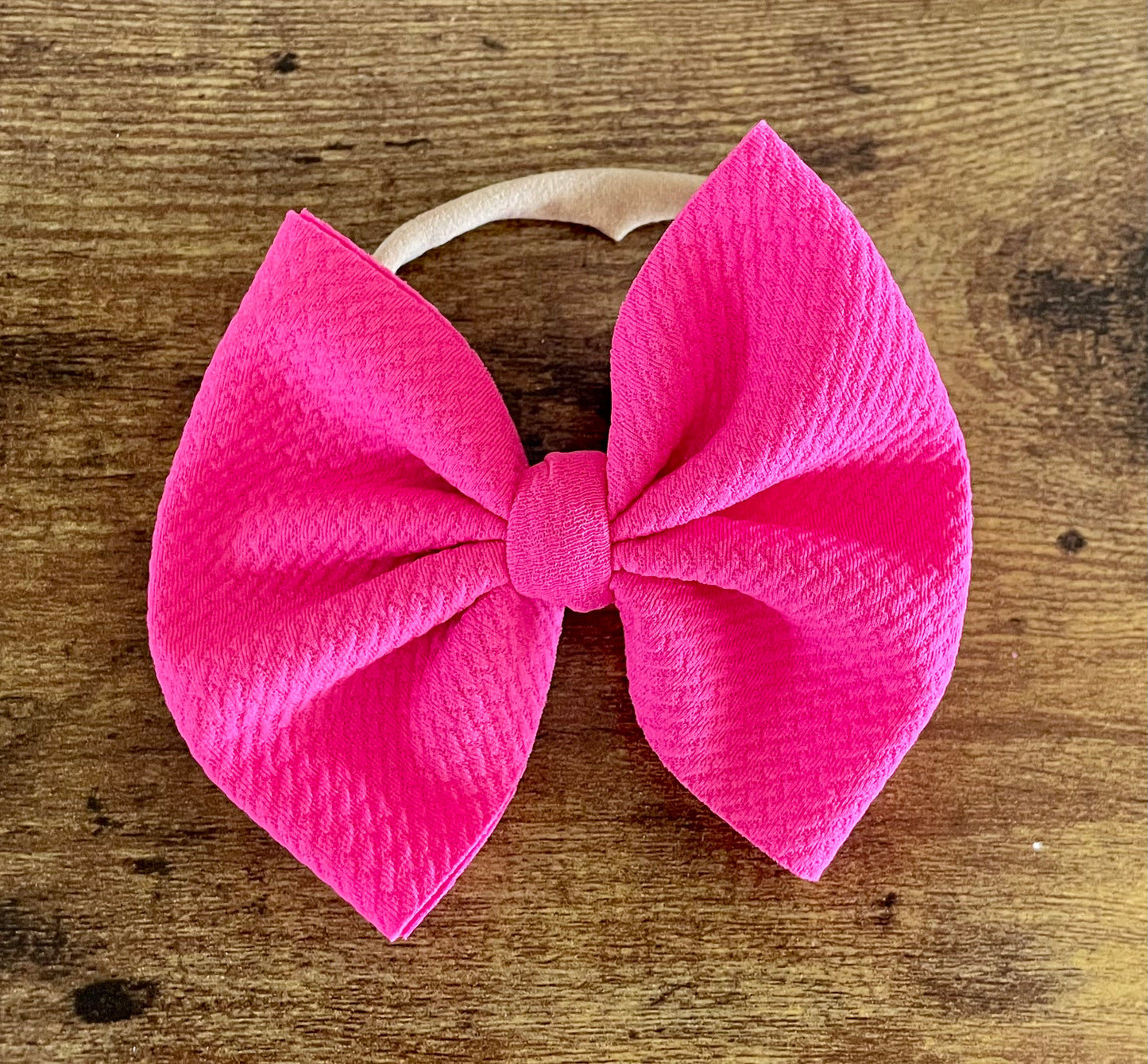 Hot Pink Big Bow