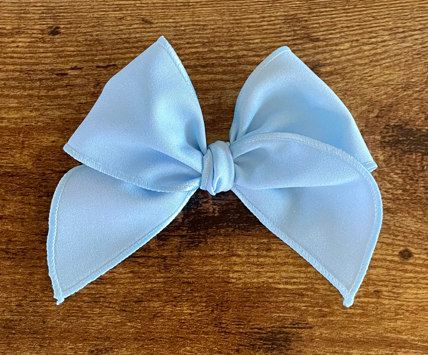 Pastel Blue Sailor Bow