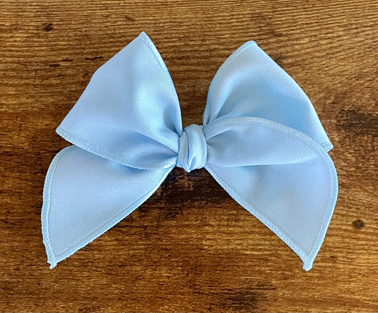 Pastel Blue Sailor Bow