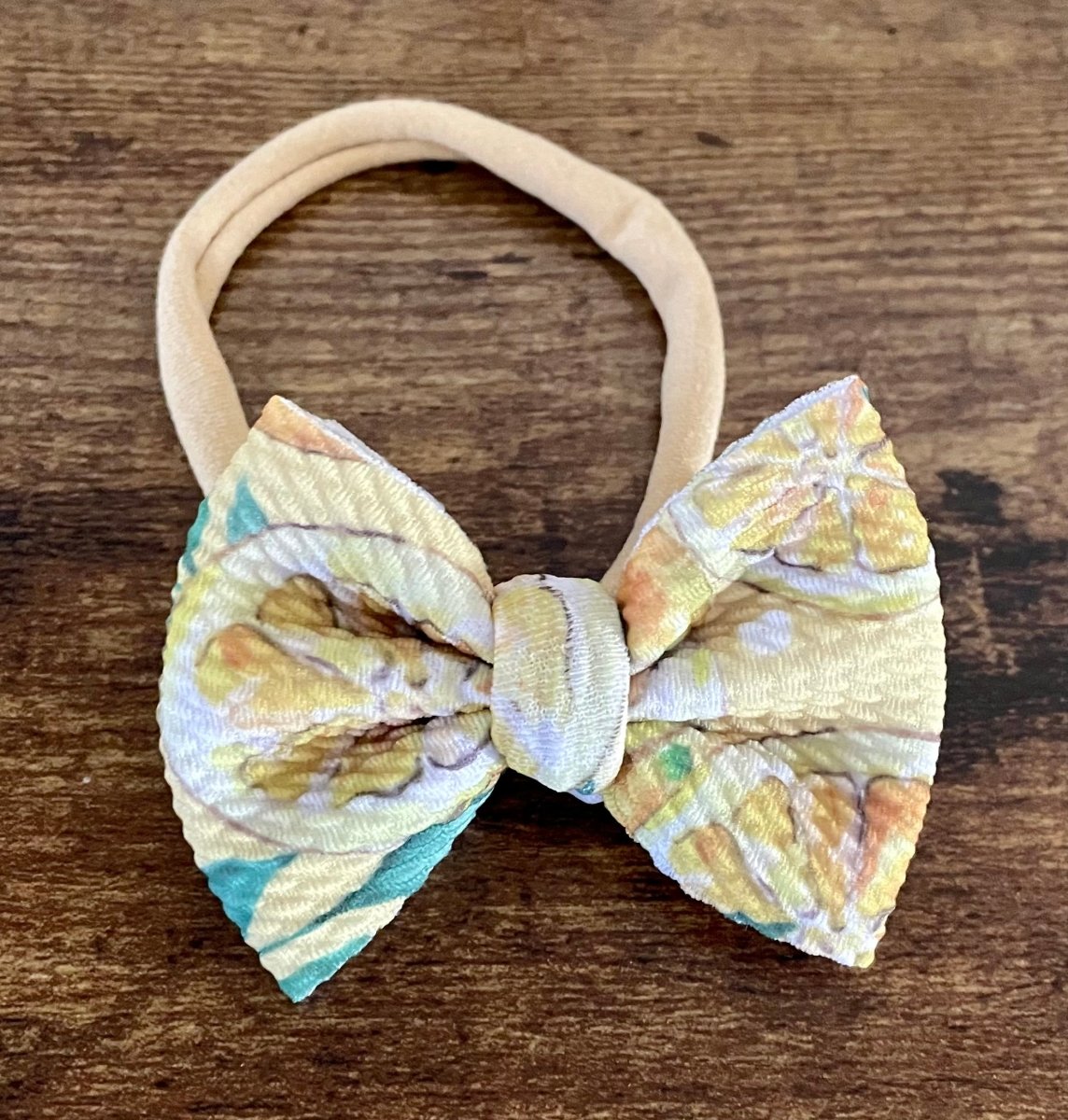 Lemons Newborn Bow - EmZo Bowsnewborn bow