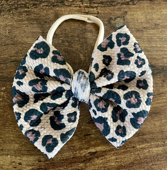 Light Leopard Big Bow - EmZo BowsBig Bow